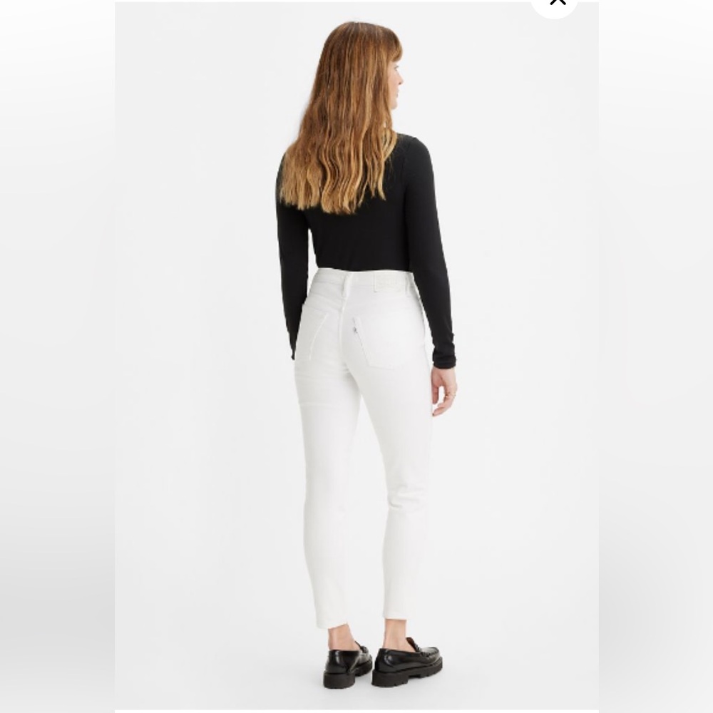 Levi’s | size 27 | white high rise denim 721 skinny jeans